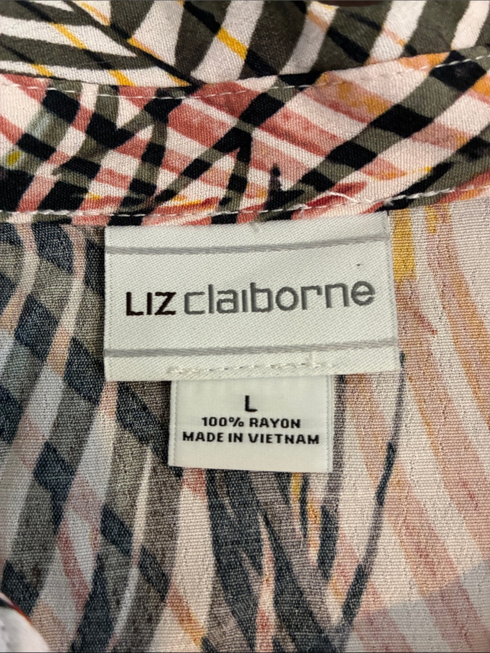 Lot of (3) Tops L/XL Summer Shirts Talbots Liz Claiborne Old Navy Sleeveless - Picture 10 of 10